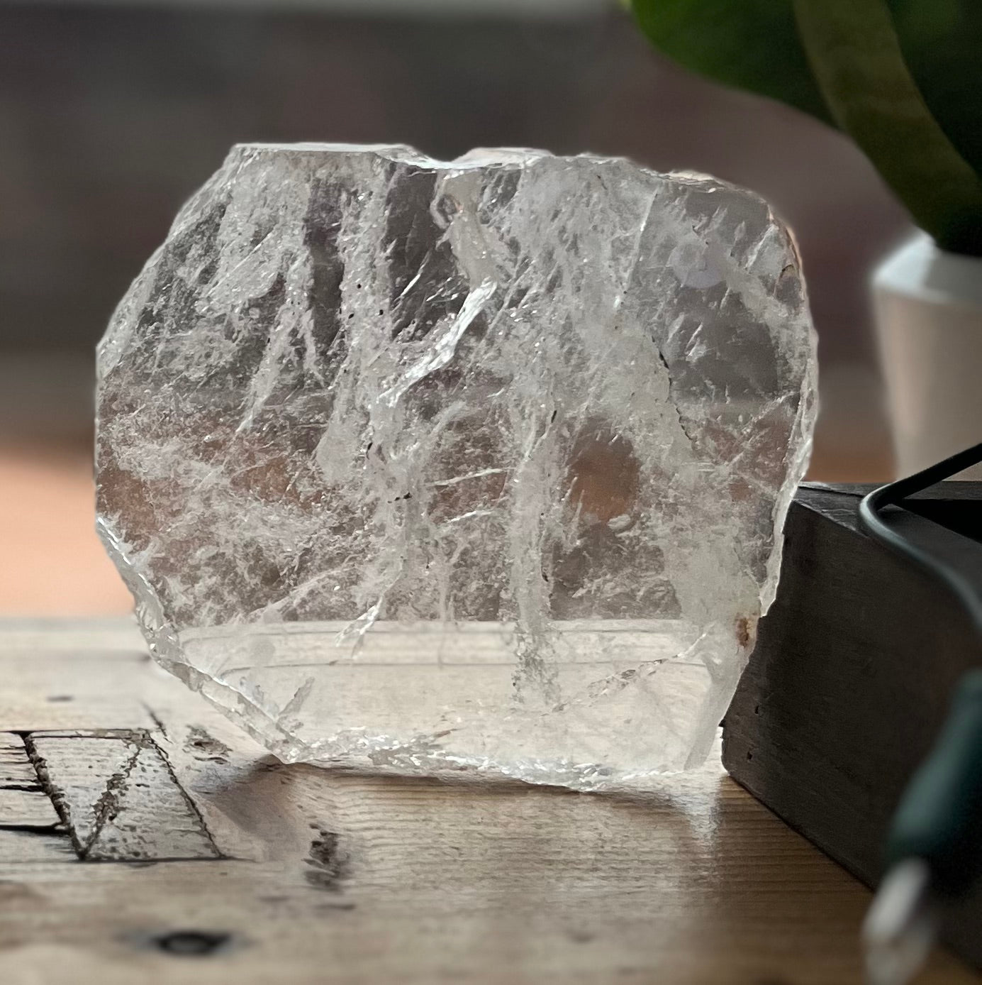 Bergkristall Scheibe