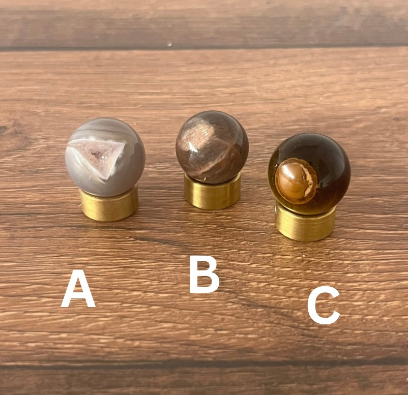 Achat / Mondstein / Tigerauge